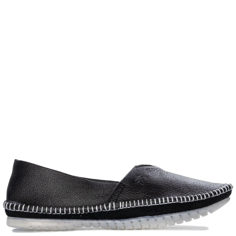 Maciejka Women's Leather Half Shoes Black 