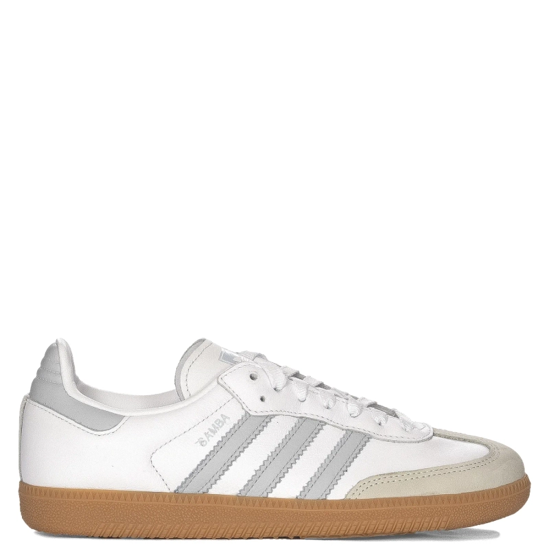 Adidas Samba Sneakersy Ftwwht Halblu Owhite IE0877