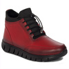 T.Sokolski Women's Red Leather Boots