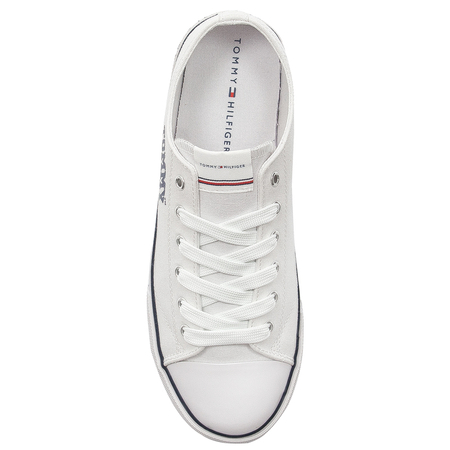Tommy Hilfiger Damskie Trampki Niskie Białe 