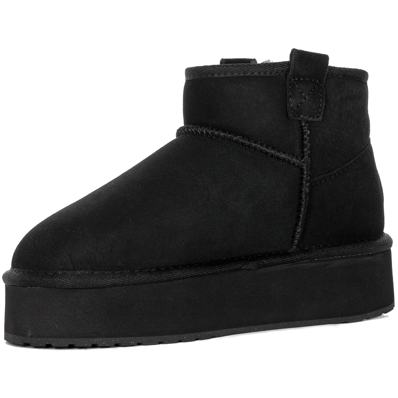 EMU Australia Black Foy Flatform Micro W13073 BLACK