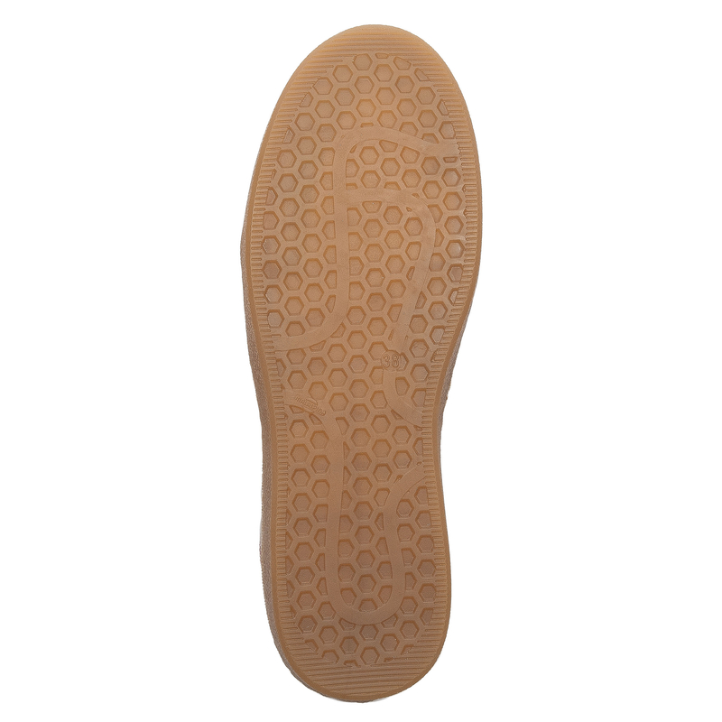 Maciejka Skórzane Półbuty Sneakersy Patchwork Wielokolorowe Beżowe 06791-04/00-1