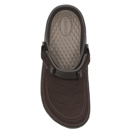 Crocs Klapki sandały męskie Yukon Vista II Espresso Mushroom