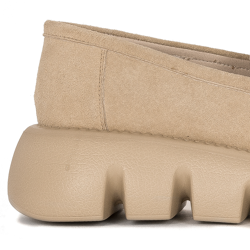Filippo Women's Moccasins Leather Beige