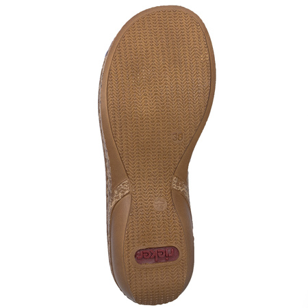 Rieker Women's white leather Velcro white