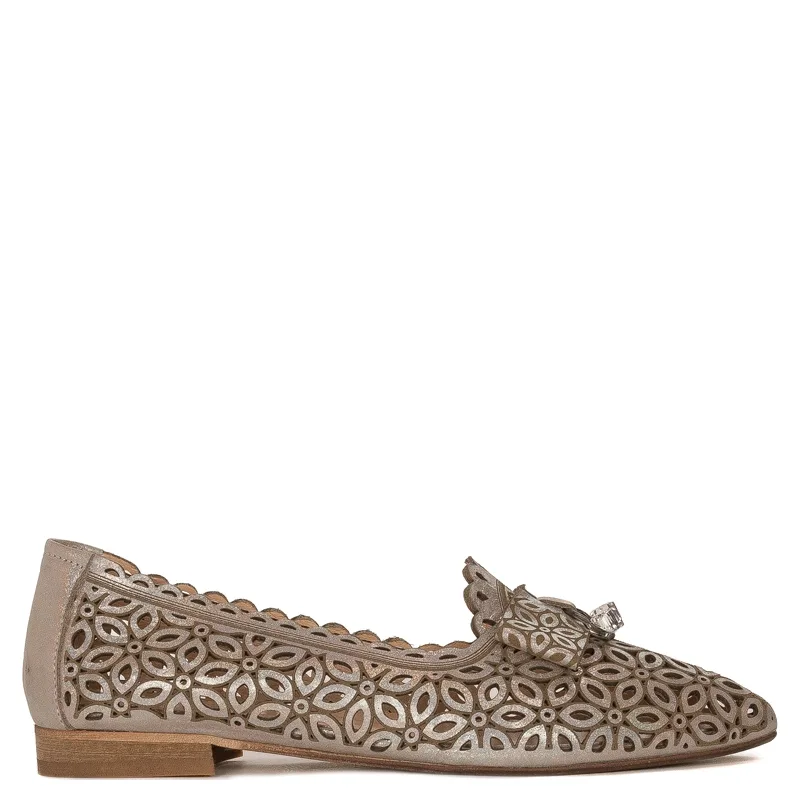 Boccato 010-724-150 Silver Flat Shoes