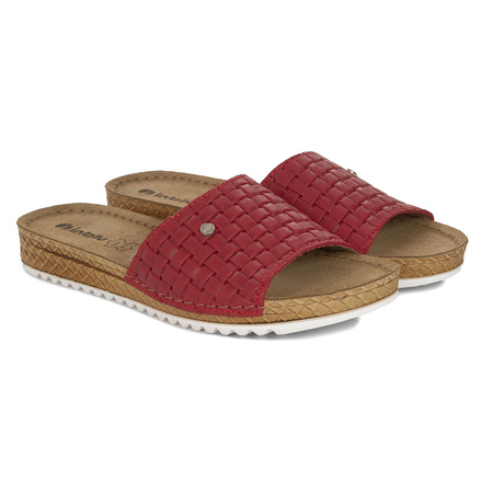 Inblu Women's Slides Red
