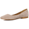 Maciejka Suede Leather Almond-Toe Women’s Ballerinas Beige 04100-42/00-8