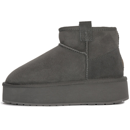 EMU Australia Foy Flatform Micro Charcoal W13073 CHARCOAL