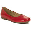 Maciejka Leather Comfort Ballet Flats Low Heel Red 00903-49/00-5