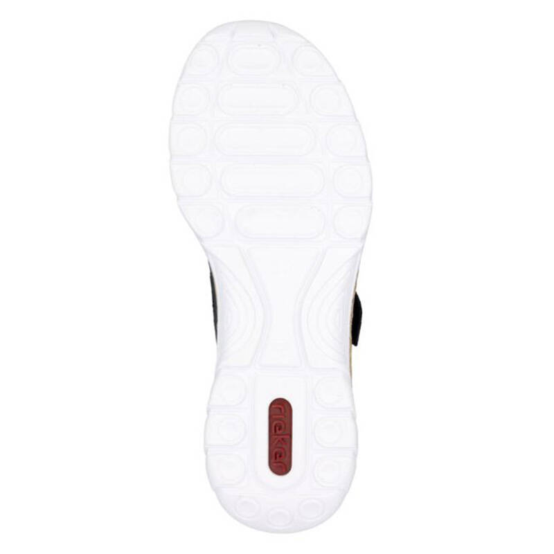 Rieker Półbuty Sportowe Damskie Na Rzepy Blue