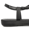 Ipanema Sandały japonki dziecięce dziewczęce Class Charm II Kids Black/Silver