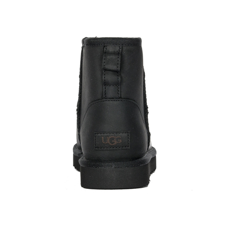 UGG W Classic Mini Leather Black 1016558 BLK