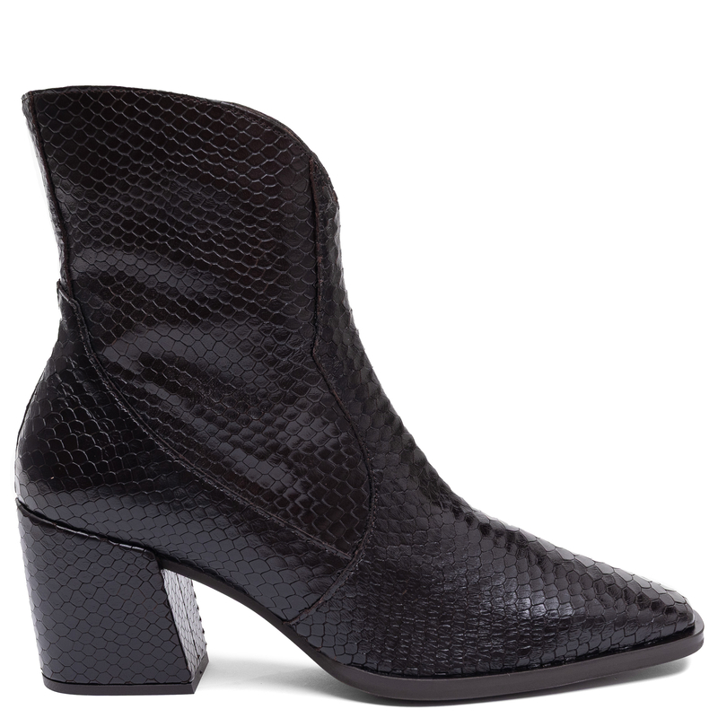 Wonders Dolmen Leather Ankle Boots Brown M-6402-Dolmen