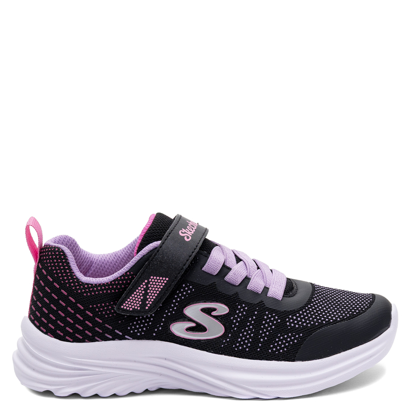 Skechers Girls' Sport Sneakers With Velcro Black 302448L-BKMT