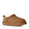 UGG Kids Classic Micro Skórzane Ocieplane Półbuty Dziecięce Na Płaskiej Podeszwie Chestnut 1174410K-CHE
