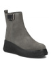 Filippo Women's Leather Insulated Boots Grey