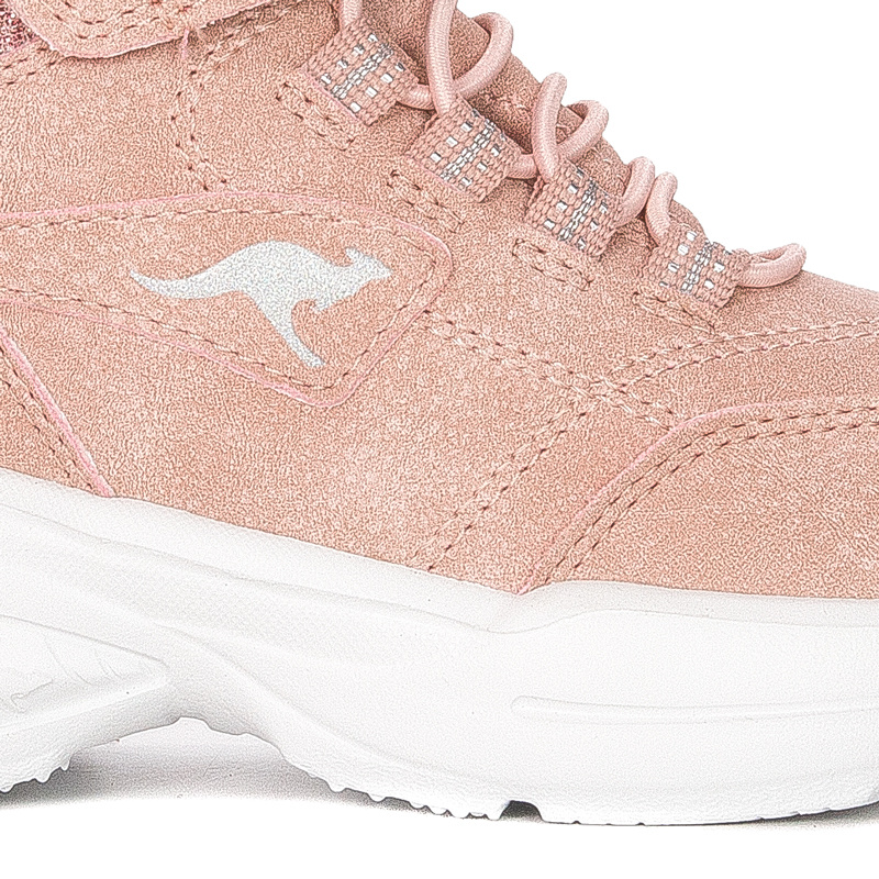 Botki dziewczęce Kangaroos 18789-6118 Dusty Rose/Silver