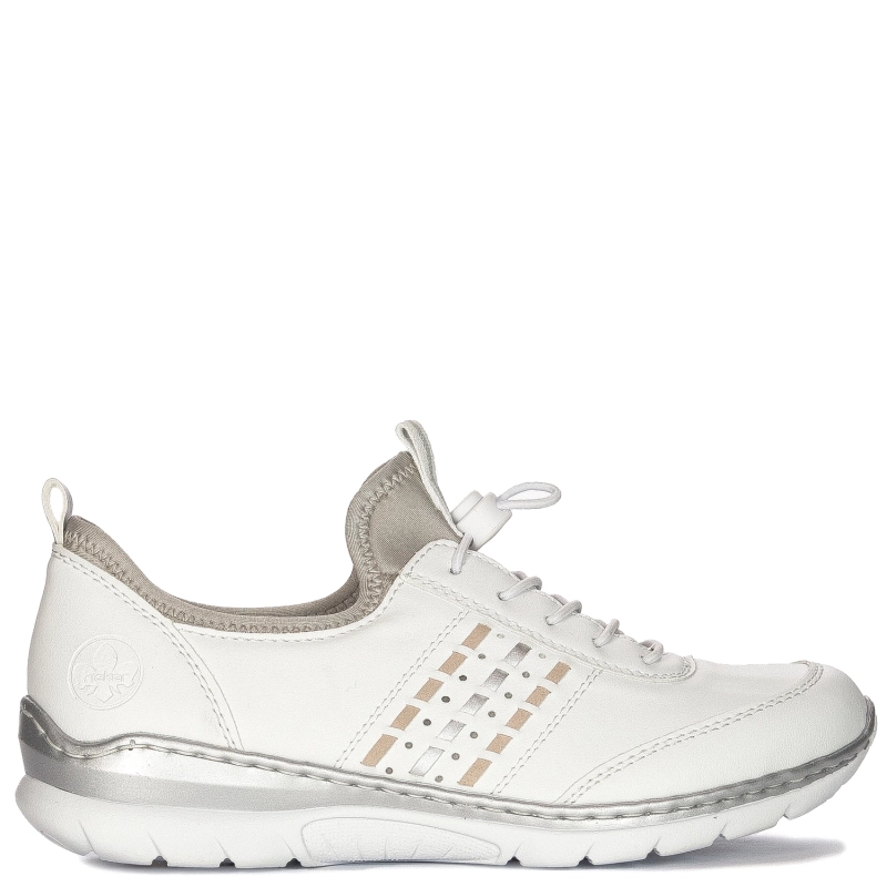 Rieker Antistress Women’s Sneakers Lightweight 4 cm Sole White L3259-80