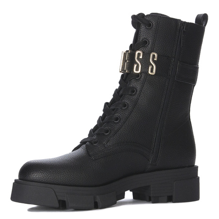 Guess Botki damskie czarne