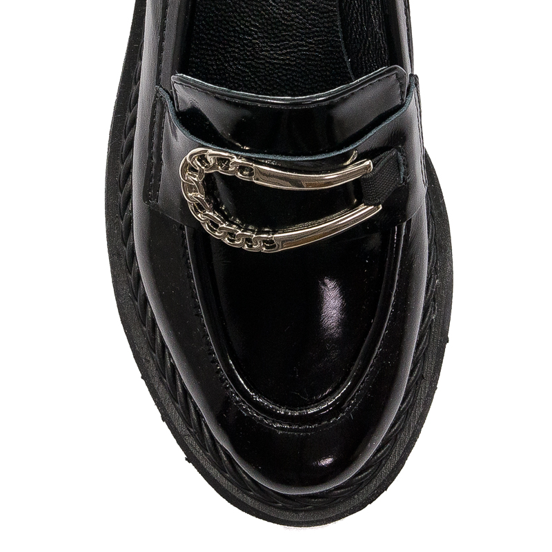 Venezia Black Women's Loafers