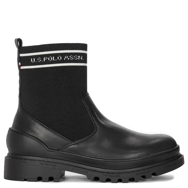 Botki U.S.Polo Assn. Bruna 007 wsuwane Czarne