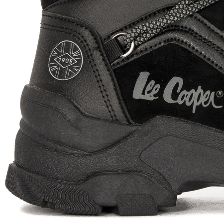 Lee Cooper Buty zimowe trekkingowe damskie Black czarne