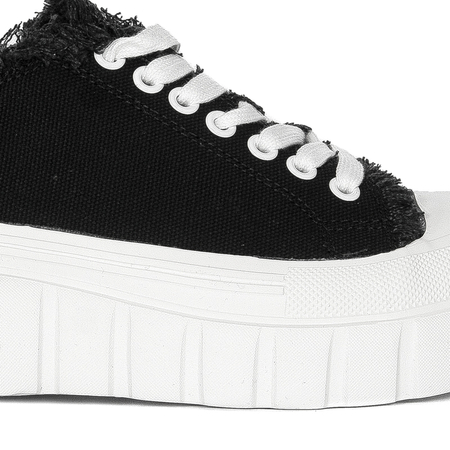 CAFENOIR Półbuty Damskie Sneakersy Nero