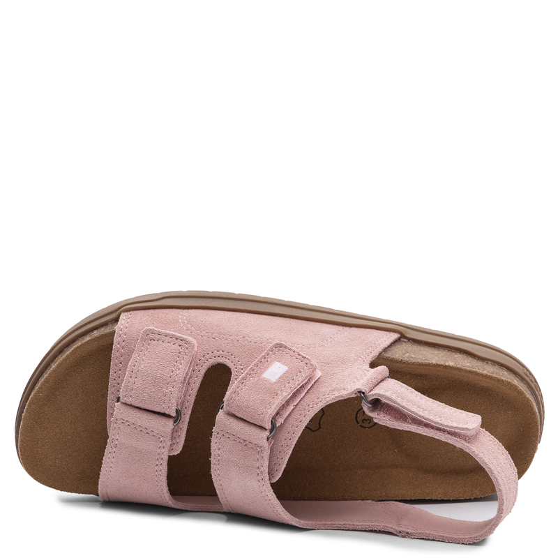 Tommy Hilfiger Fashion Comfortable Flat Women Sandals Suede Pink T3A2-34305-PINK