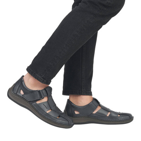 Rieker Men's Black Low Shoes