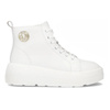 Filippo White Ankle Boots for Women