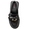 Women's leather shoes Artiker on the Black platform
