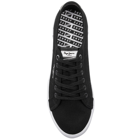 Pepe Jeans Trampki tenisówki męskie Brady Men Basic Black