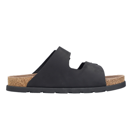 Rieker Slides Man Black