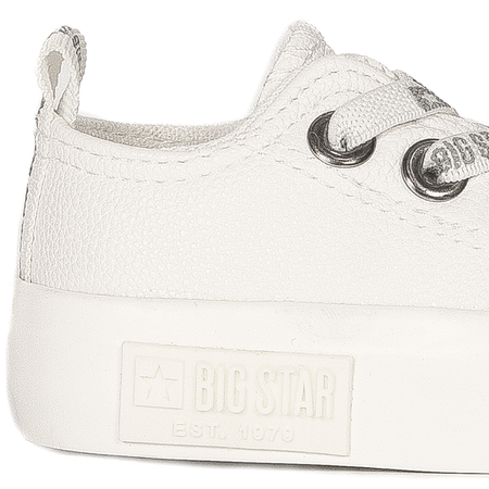 Big Star Trampki dziecięce niemowlęce White białe