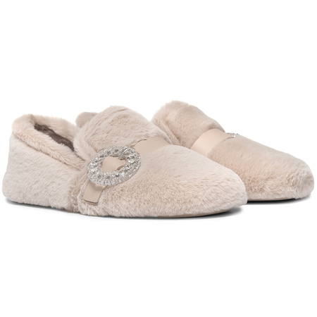 Macarena Beige Home Slippers
