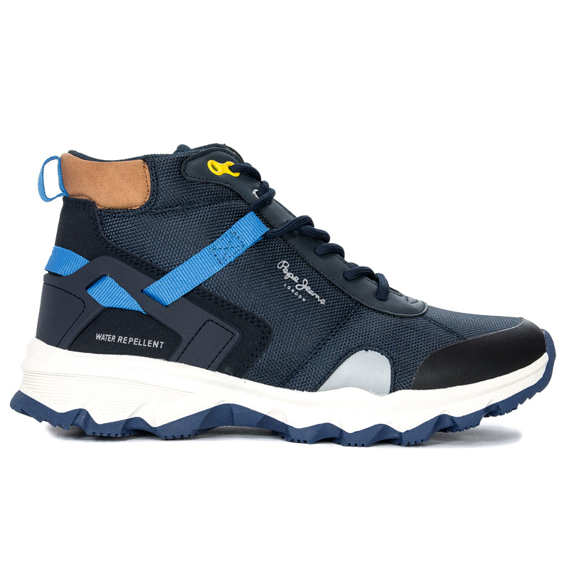 Sneakersy Pepe Jeans PBS50095 595 Navy Peak Trail Junior Granatowe