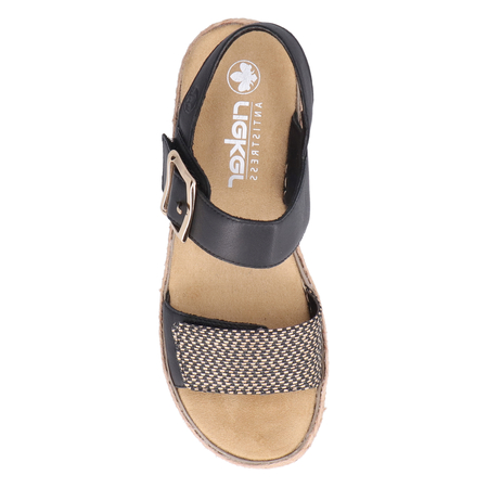 Rieker Women's Black Sandals