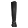 Maciejka Leather Minimalist Knee-High Boots Low Heel Zipper Black A7164-01/00-7