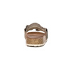 Verbenas Rocio Serraje Volante Piedra Beige Slides