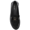 S.Barski Mokasyny damskie Black Patent czarne lakierowane