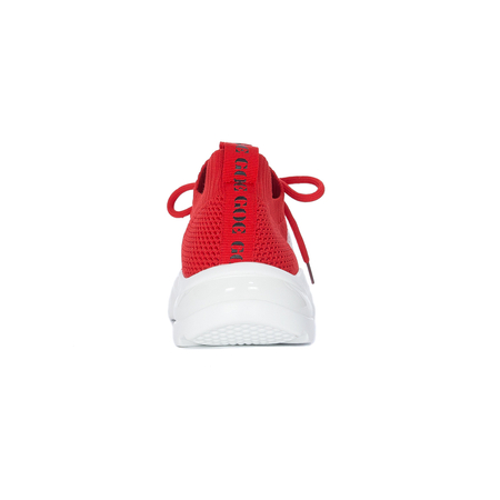 GOE Sneakersy buty damskie sportowe czerwone