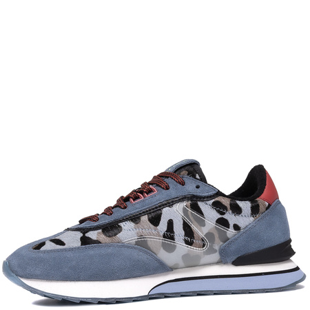 Hoff Suede Animal-Print Women’s Sneakers Platform 3 cm Blue HOFF22503001BL