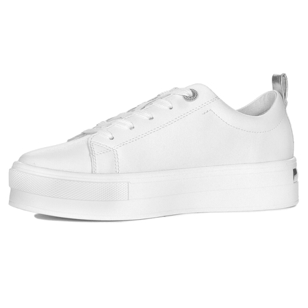 Filippo White Leather Sneakers