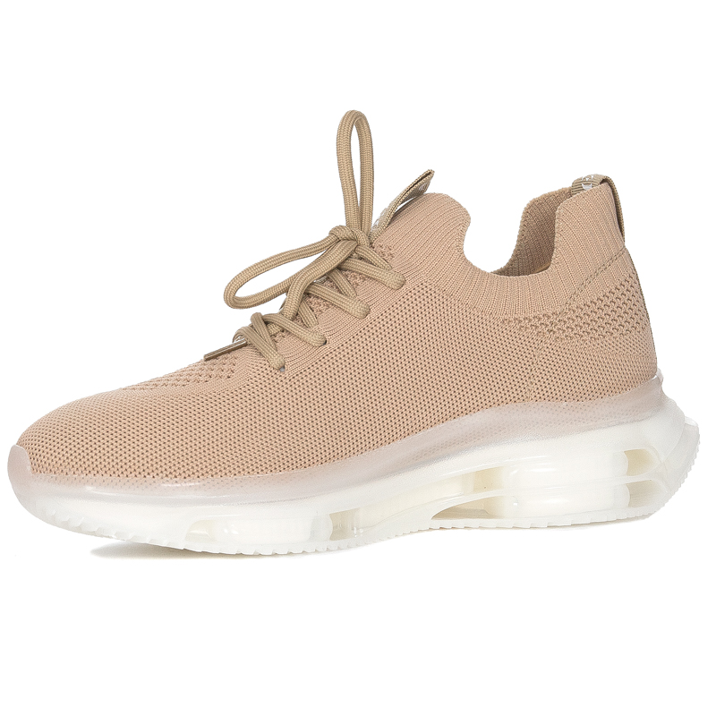 GOE Sneakersy buty damskie sportowe beż