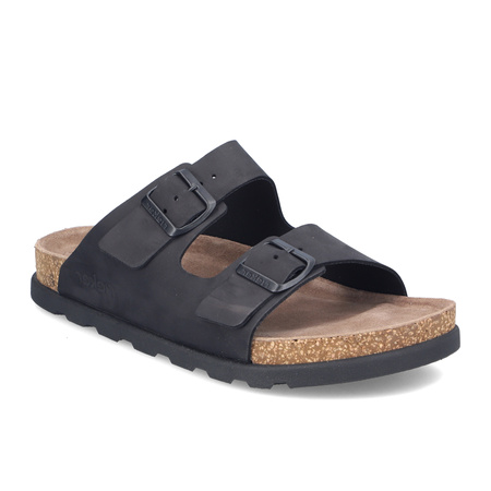 Rieker Slides Man Black