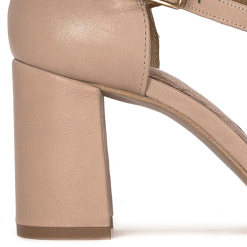Maciejka Women's Sandals On Heel Beige