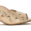 Sergio Leone Women's Gold Mix Sandals