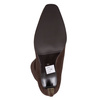 Boccato Women's Leather Velvet Brown Ankle Boots