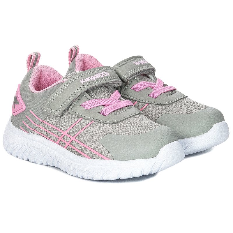 Kangaroos 02084 000 2063 Vapor Grey Frost Pink Flat Shoes